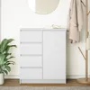 vidaXL Credenza con cassetti bianca 71x35x84 cm materiale a Anteprima dell’immagine prodotto 3