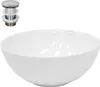LuxeBath Waschbecken Aufsatzwaschbecken Rund, Ø 32x13,5 cm, Produktbild-Vorschau 1