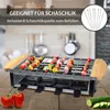 8-dielny raclette gril | stolný gril | kamenná doska | Náhľad obrázku produktu 6