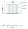 DEOS Verstellbarer Grillrost aus Edelstahl 40–55 × 30 cm Produktbild-Vorschau 5