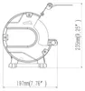 Metabo DS 150 M dvojitá bruska 370 W 150 x 20 x 20 mm ( Náhled obrázku produktu 5