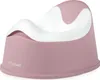 A pink and white potty for a baby. Náhľad obrázku produktu