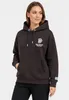 Sublevel Kapuzenpullover Kaffee-Print Kängurutasche Relaxed Produktbild-Vorschau 2