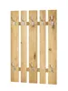 HAKU Wandgarderobe edelstahloptik, eiche - Echtholzfurnier, Produktbild-Vorschau 1