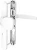 Schmalrahmengarnitur 8-72mm Schildgarnitur Weiss RAL9016 Produktbild-Vorschau 1