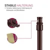Diagram showing how to attach a cafe curtain rod using adhesive pads and wall hooks. Anteprima dell’immagine prodotto