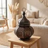 Orientalische Laterne Metall Lamis Schwarz 30cm | Produktbild-Vorschau 7