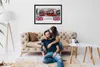 Bild 70x50 MDF-Rahmen Wandkunst London Bus Art Produktbild-Vorschau 2