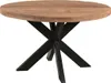 Brix - Runder Monderne Esszimmertisch Brix - Mangoholz - Produktbild-Vorschau 6