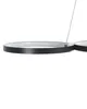 BELIANI Lampa wisząca czarna aluminium zintegrowane Podgląd zdjęcia produktu 5