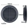 Griglia di ventilazione rotonda in plastica, diametro 125 Anteprima dell’immagine prodotto 5