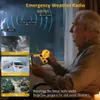 6000mAh Solar radio mit 4 verschiedenen Ladekabeln, Produktbild-Vorschau 4
