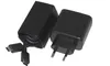 A black USB charger and cable are shown on a white background. Produktbild-Vorschau