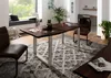 MASSIVMOEBEL24 Baumtisch Akazie 220x100x76 braun Beine Produktbild-Vorschau 1