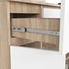 Kommode K100 Sonoma Eiche 101 cm 2 Türen 3 Schubladen Front Produktbild-Vorschau 4