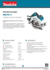 Makita Handkreissäge Hand Kreissäge Tauchsäge HS7611 66 mm 0088381854719 16060 300099 Produktbild-Vorschau