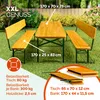 Casaria Set Mobili Stile Birreria 2x Panche da Sagra con Anteprima dell’immagine prodotto 2