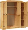 vidaXL Kleiderschrank Mexiko-Stil Kiefernholz 3 Türen Produktbild-Vorschau 5