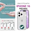 Custodia glitterata NALIA per iPhone 16 Pro Max – Custodia Anteprima dell’immagine prodotto 4