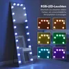 Ganzkörperspiegel 150x40 cm RGB-LED Standspiegel mit 21 Produktbild-Vorschau 6