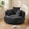 LVHOM Lazy Sofa avec 3 coussins, Pouf classique avec Voir les images du produit 1