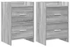 vidaXL Nachtkastjes, 2 stuks, grijs Sonoma, 40 x 30 x 60 Productafbeelding-voorbeeld 1