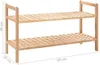 vidaXL Scarpiera in legno massiccio di noce 69x26x40 cm Anteprima dell’immagine prodotto 5