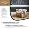 HMF XXL Wäschekorb aus Baumwolle, eckiger Aufbewahrungskorb Produktbild-Vorschau 3