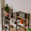 Průmyslový Regál Stojící Světlá Hnědá Loft Na Knihy Náhled obrázku produktu 2