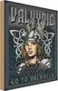 vianmo Holzschild 18x12 cm Valkyrie go to Valhalla Wiking Produktbild-Vorschau 1