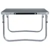 vidaXL Klappbarer Campingtisch Grau Aluminium 60 x 40 cm - Náhľad obrázku produktu 4