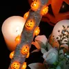 2m Halloween Kürbis Lichterkette LED Batteriebetriebene Produktbild-Vorschau 4