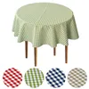 Tischdecke Fleckenresistente Karo Grün - GRETA - 150 cm Produktbild-Vorschau 1