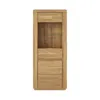 Highboard Eiche 60 cm Massivholz-Front Vitrine mit Glastür Produktbild-Vorschau 10
