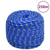 vidaXL Bootsseil Blau 8 mm 250 m Polypropylen Podgląd zdjęcia produktu 6