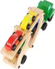 Holz-LKW - Abschleppwagen + Autosatz 22698 Produktbild-Vorschau 4