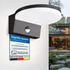 LED Außenwandleuchte Zirkon, schwarz mit Bewegungsmelder, Produktbild-Vorschau 1