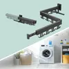 Relaxdays Stendibiancheria da parete, pieghevole e Anteprima dell’immagine prodotto 3