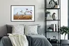 MuchoWow® Gerahmtes Poster Ente - Vogel - Schilf - Wasser - Produktbild-Vorschau 2