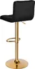 Arako Gold Black Velvet Bar Hocker Voir les images du produit 5