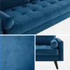 sweeek - Divano a 3 posti - Blu navy Anteprima dell’immagine prodotto 2