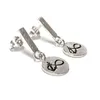 Ohrstecker 925 Silber matt Unendlichkeit und Anker Produktbild-Vorschau 3