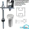 Stockschraube 250mm im Befestigungsset mit Adapterplatte, Produktbild-Vorschau 4