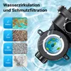 Wiltec Poolpumpe 18600 l/h 750 W für 74-110m³ Pools, Produktbild-Vorschau 6