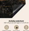 KitchenYeah© Herdabdeckplatte Marmor - Schwarz - Gold - Produktbild-Vorschau 4