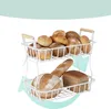 Relaxdays 4052025852931, Bílá, Železo, Dřevo, Košík, Náhled obrázku produktu 5