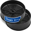 Kohlefilter 2x passend wie AEG ECFB03 9029798809 125mmØ für Produktbild-Vorschau 1