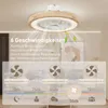 HOMCOM Deckenventilator mit Lampe und Fernbedienung, 6 Produktbild-Vorschau 5