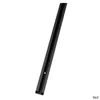 A black track rail for lighting systems, shown diagonally against a white background. Produktbild-Vorschau