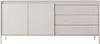 GRAINGOLD Sorano Kommode, Beige, H187x B82x T40 cm, 3 Produktbild-Vorschau 4